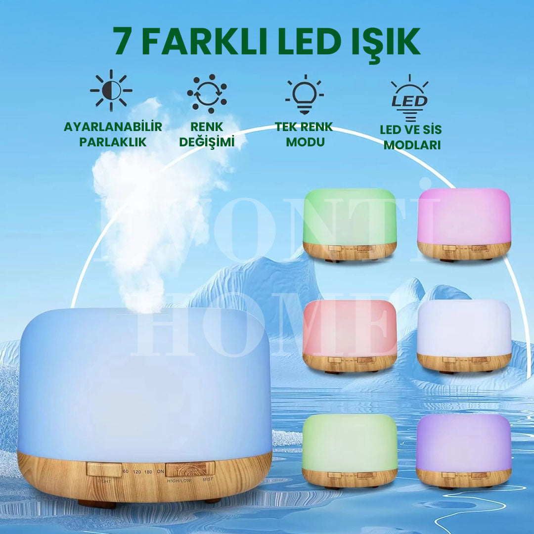 500 ML Hava Oda Nemlendirici Koku Difüzörü