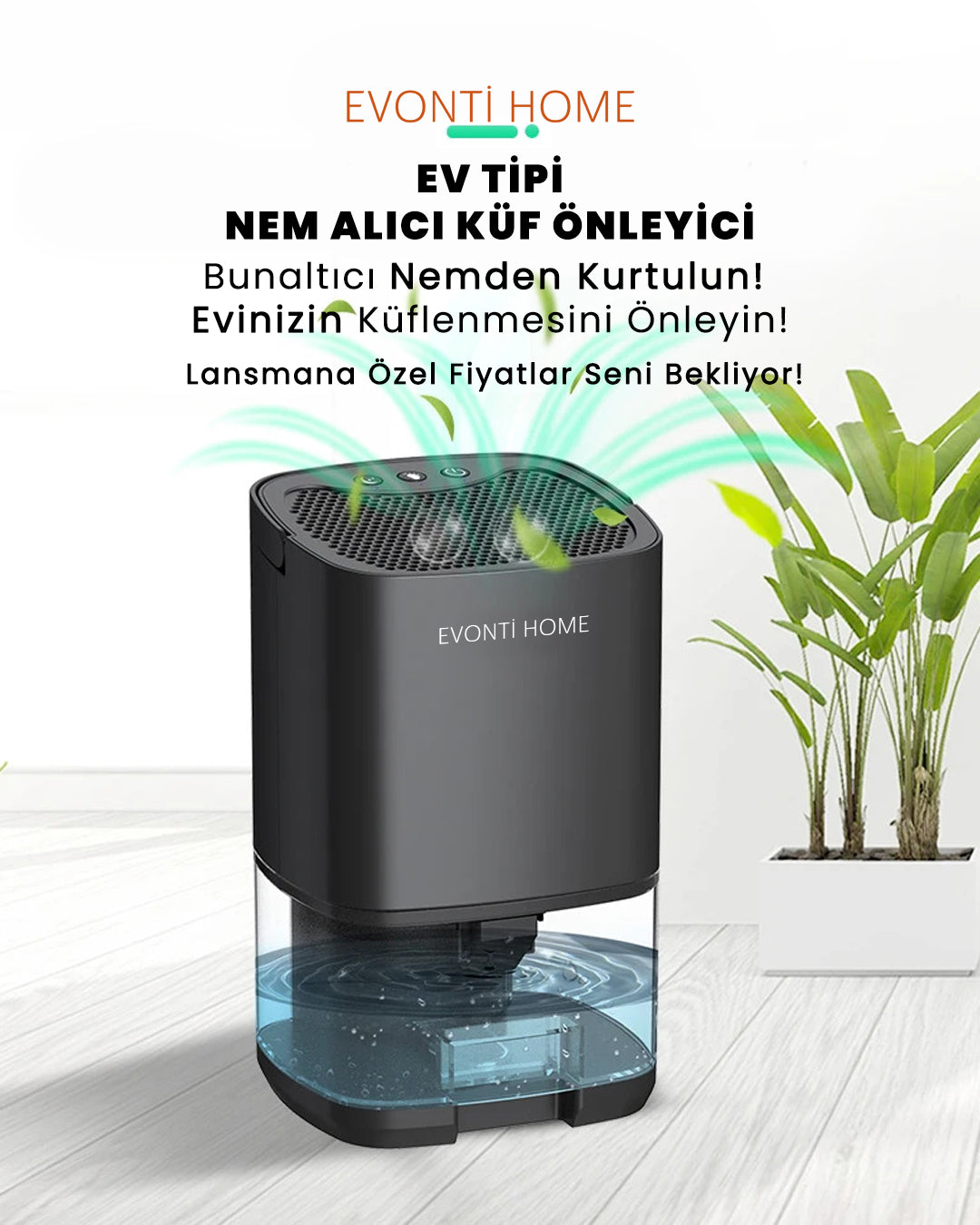 Nem Giderici Hava Temizleyici